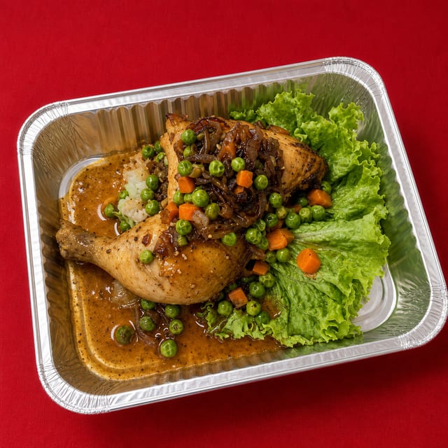 93.Rice with Roti Chicken.